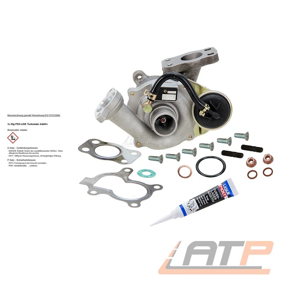 ABGAS-TURBO-LADER +DICHTSATZ MONTAGESATZ FÜR FORD FUSION 1.4 TDCi