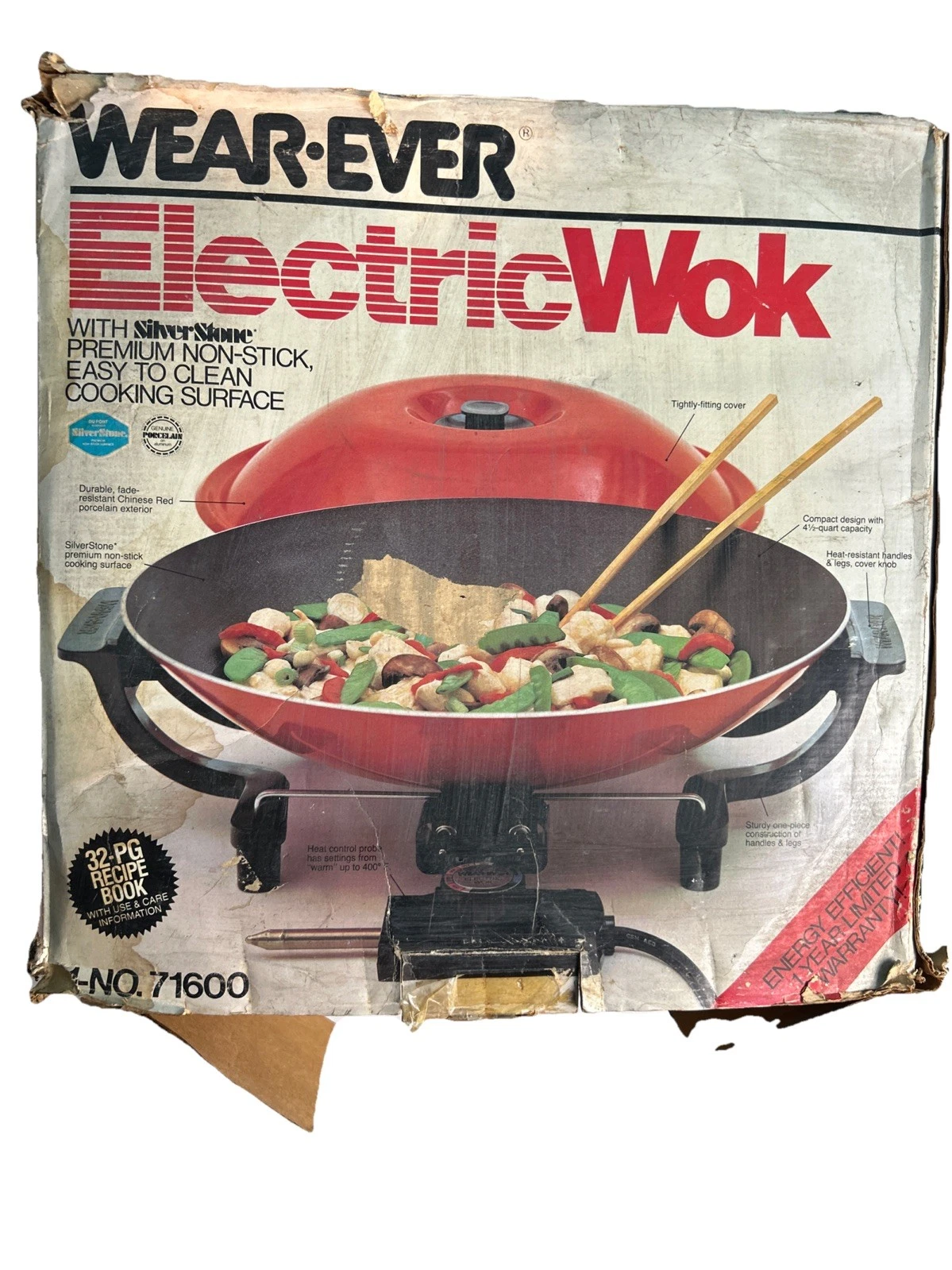 Vintage Wear-Ever Electric Wok Non-stick Surface Made in USA tested/gently used
Opens in a new windo