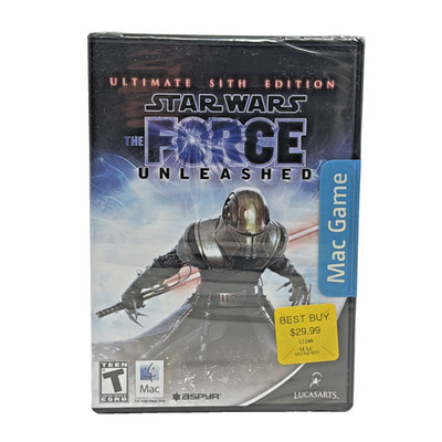 Star Wars The Force Unleashed Ultimate Sith Edition Mac 2010 New Sealed