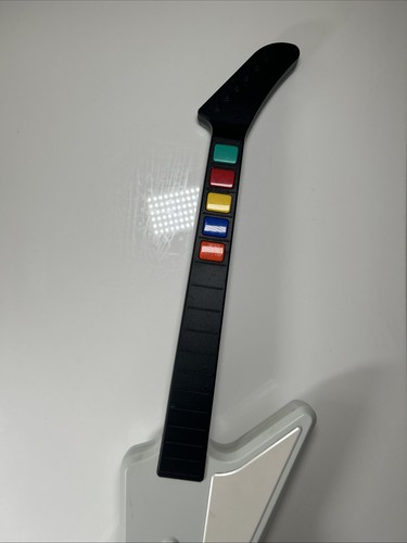 Guitarra X-Plorer para Xbox 360 con cable rojo octano controlador con cable + Guitar Hero 2 - Imagen 3 de 9