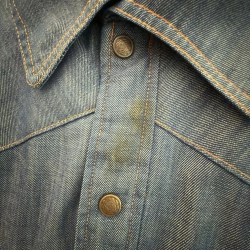 Vintage Stearns Goose Down Insulated Western Denim Look Jacket Large Minnesota image 3