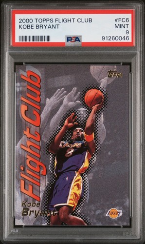 2000 Topps Flight Club Kobe Bryant #FC6 PSA 9 MINT 🔥 Low Pop Rare Mamba Insert