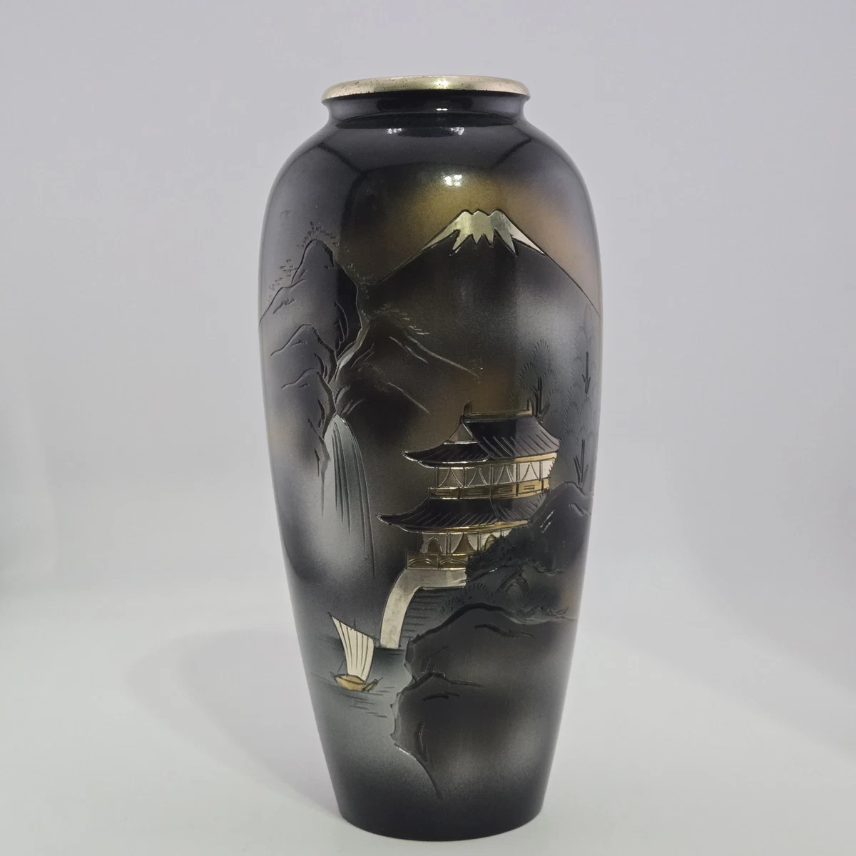 ✨超希少✨当時物 昭和55年製 日本 青銅器 花瓶 銅 美術品 工芸品 年代物 古董原始青铜1900-1940 年日本花瓶| eBay