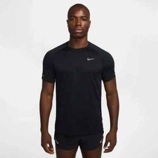 Nike Running Division Dri-FIT ADV Stride Black Short Sleeve Shirt Men's Size XL