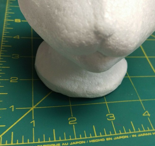 New! Styrofoam Cat Head - Cool Cat Mannequin Head! decorate or leave white NEATO - Picture 6 of 8