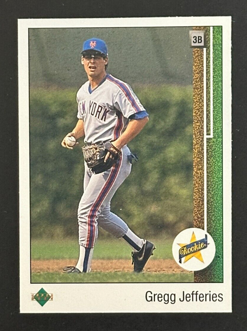 Gregg Jefferies 1989 Upper Deck Rookie Card New York Mets #9
