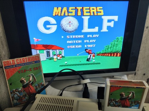 Master's Golf SEGA Master system MK-2000/Mark3 Cart and Box, Working-f0227- - Picture 16 of 17