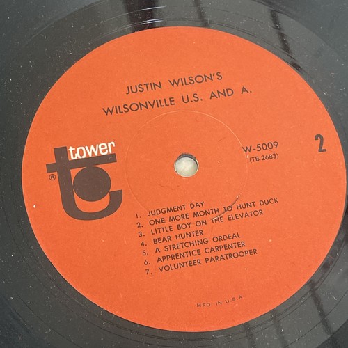 1966 Justin Wilsons Wilsonville USA und A. Vinyl LP Album - Tower W-5009 - Bild 5 von 5