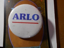 1-3/4" Arlo unknown office and location cello pinback button