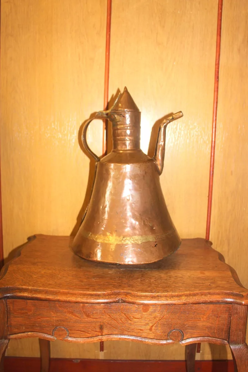 Copper top water kettle