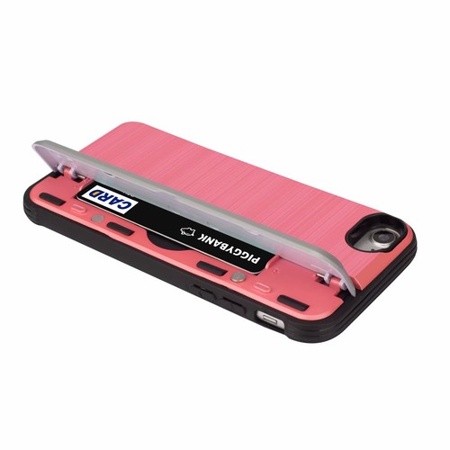 Funda protectora híbrida a prueba de golpes con ranura para tarjetas con soporte para tarjetas para iPhone 6s 7/8 7Plus - Imagen 30 de 58