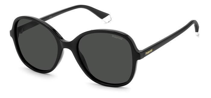 Polaroid PLD 4136/S 807/M9 Black Grey Sunglasses for Women  -image