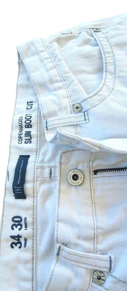 INC International Concepts Men's White Jeans .size 34X 30 .new Without Tag - Image 3 of 4