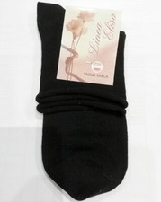 12 Paia di Calze donna Elledi corte in cotone con polsino senza elastico art Smo