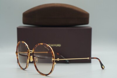 NEW TOM FORD TF 946 53T HAVANA GRAD BORDEAUX AUTHENTIC SUNGLASSES