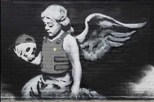 "Banksy Print 1" Dr. Shrinker, Art Poster Giclee Print 17 x 22