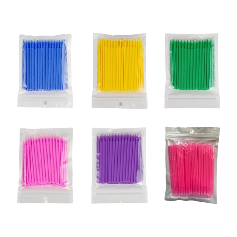 Car Maintenance Tool Brush Paint Touch-up Micro Small Tips Pen Disposable 100pcs