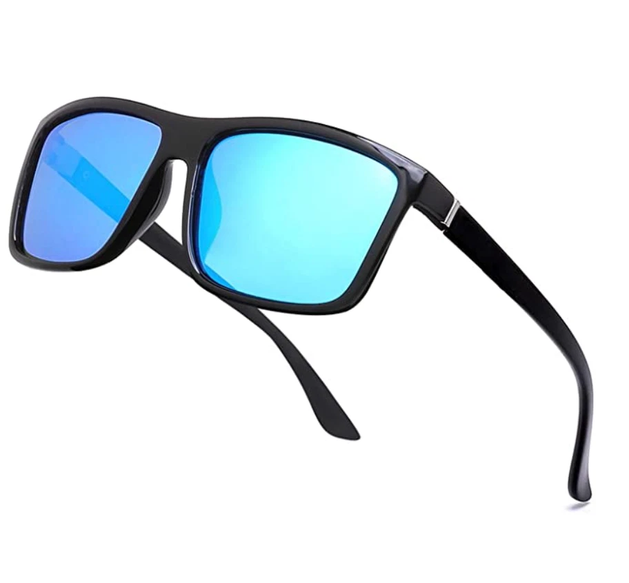 Gafas De Sol Polarizadas Lentes Cuadradas Moda Para Hombre Retro