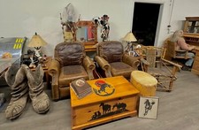 COWBOY INDIAN WESTERN MOLESWORTH STYLE FURNITURE 41 PIECE COLLECTION BEAUTIFUL!