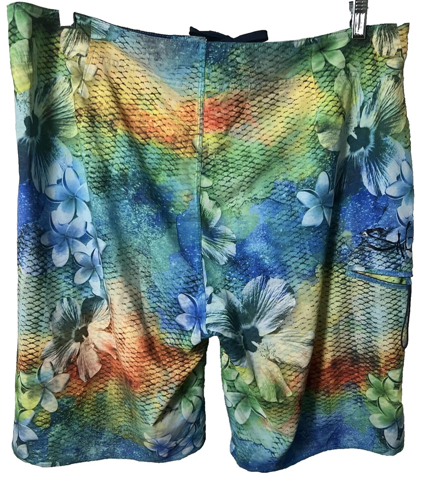 Pantalones Cortos Salt Life SLX-QD Vapor Elastizados para Hombres Talla 38 Verde Negro Rayas Foto 2 de 4