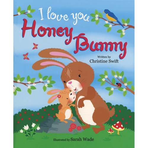 Large Bambini Prima di Coricarsi Storia i Love Honey Bunny Rabbit Immagine Libro