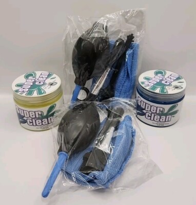 Lot Of Computers / Electronic / Car Clean Kit & Super Clean Elasticity Cleaner 