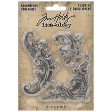 Tim Holtz Idea-Ology - Adornments, Flourish