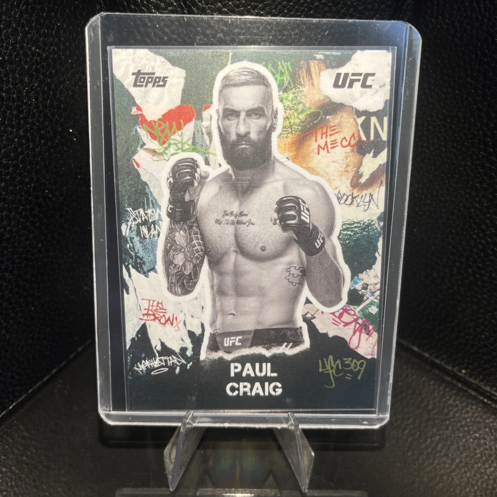 2024 Topps UFC NYC Paul Craig Graffiti Insert #GA-6