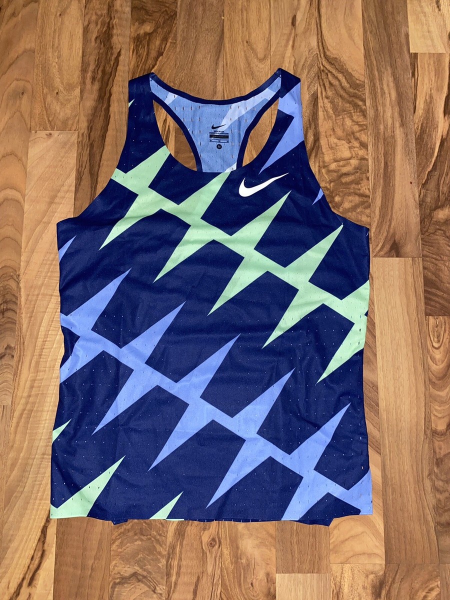 Nike Pro Elite Aeroswift Running Singlet CI0581-XXX Blue Nike Pro Elite Aeroswift Running Singlet CI0581-XXX Blue