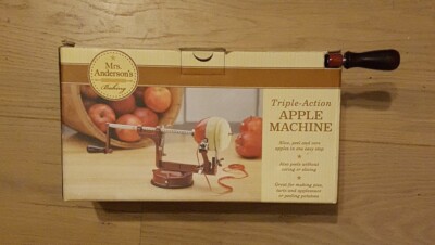 manuelle Schälmaschine Apfelschäler Kartoffelschäler Mrs. Anderson's Baking 