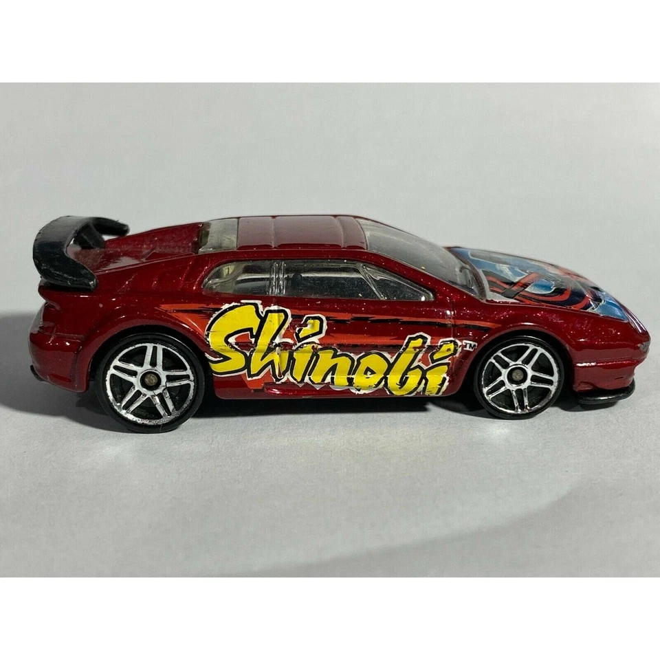 Hot Wheels Lotus Esprit Shinobi #112 Sega 3/5 Red Ninja Car 2003 Malaysia - Image 4 of 4