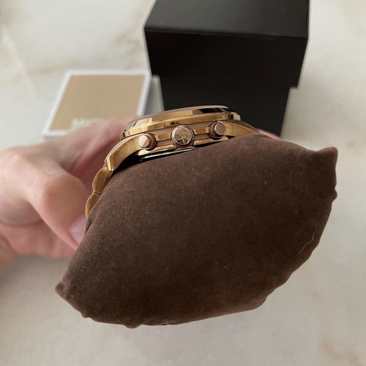 MICHAEL KORS Limited Edition MK5368 Rose Gold CZ Crystals 