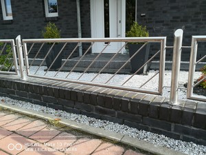 Zaun Zaunfeld Metallzaun Gitterzaun Gartenzaun Edelstahl Nach Mass Ebay