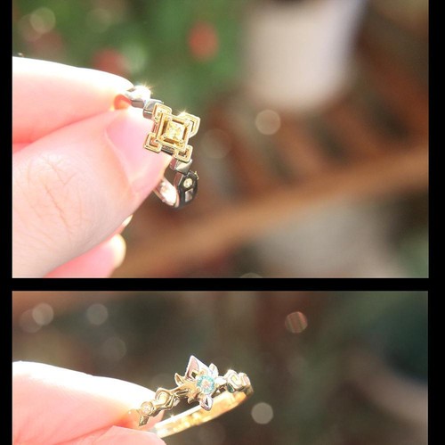 Anillo Genshin Impacto Moda Mona Juegos con disfraces Pareja Circle Anime Harajuku Regalo #10 - Imagen 5 de 6