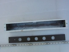 GBC 4"x4"x20" 1⅛" Dia Hole Control Station Enclosure Box, Used