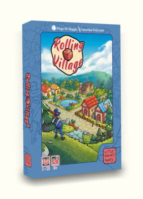 ROLLING VILLAGE BRETTSPIEL AUF ITALIENISCH LITTLE ROCKET GAMES 
