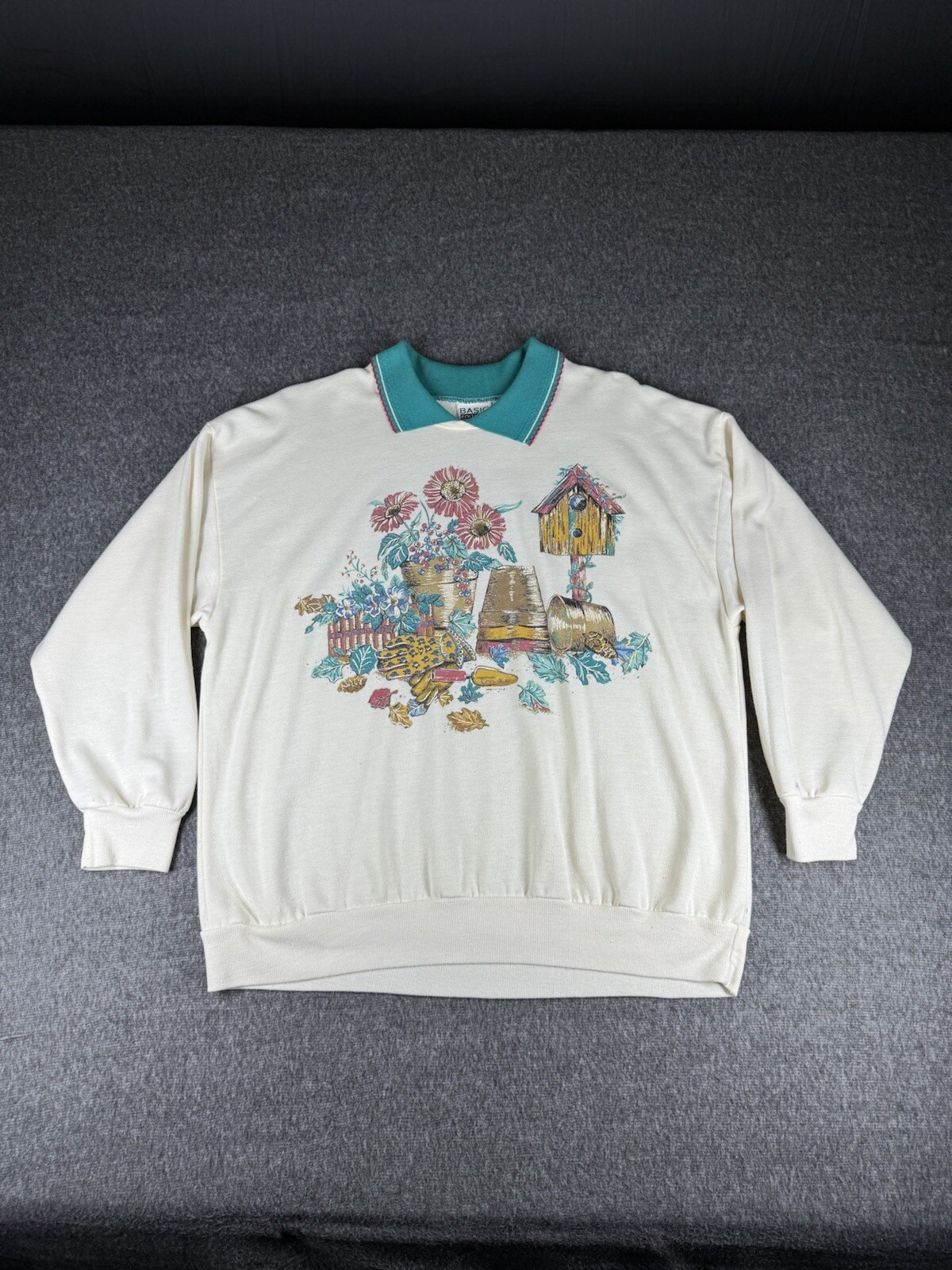 Vintage Basic Editions Pullover Sweater Womens La… - image 1