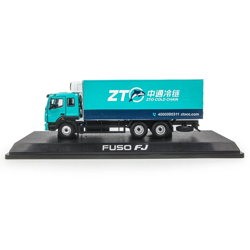 Paudi масштаб 1/48 Mitsubishi Fuso FJ литая модель зеленый игрушечный грузовик + акриловый чехол - Изображение 2 из 4