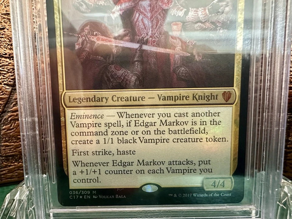 Edgar Markov Foil - MTG - Commander 2017 - Mint. BGS 9 and Very Low POP. - Image 4 of 4