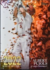 2023 Topps Series 1 Great Hits 22GH-17 Albert Pujols Cardinals