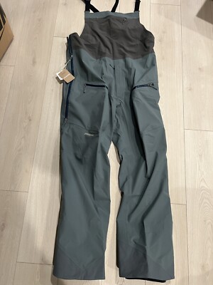 Patagonia SnowDrifter Bibs Ski Snowboard Pants Men XL Nouveau