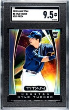 2019 Panini Titan #5 Kyle Tucker HOLO SILVER PRIZM SGC 9.5 RC