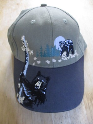 [JEEP]★24SS★Bag Bear Embroidery Cap Hat ECO Wear Embroidered Grizzly Bear Wildlife Baseball Cap