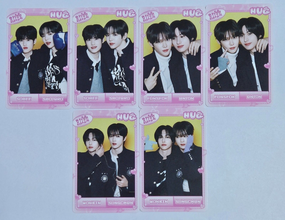 RIIZE HUG SPECIAL MERCHANDISE OFFICIAL RANDOM TRADING CARD MD