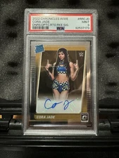 2022 Chronicles Donruss Optic Cora Jade Rated Rookie Auto RC PSA 9