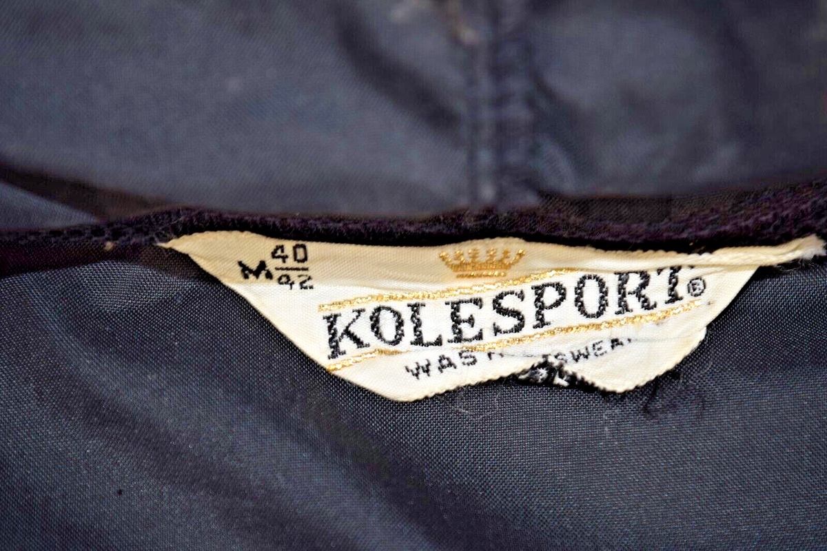 50s〜60s KOLESPORT JACKET Vintage Raincoat Jacket Kolesport