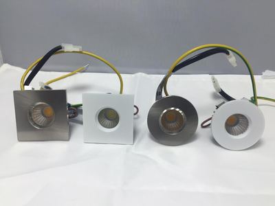 3W Mini Einbauleuchte LED Universal Treppenschrank Deckenstrahler rund eckig