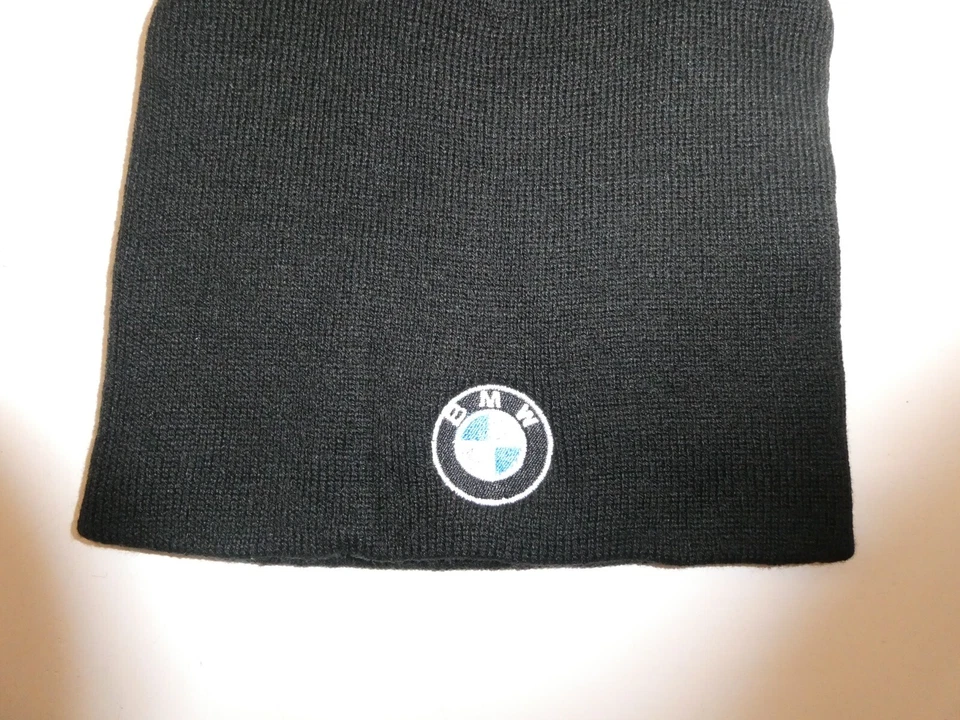 NUEVO BMW Logo Gorro Tejido Gorra Sombrero Negro Calavera Forrado OSFA NUEVO SIN ETIQUETAS Foto 3 de 4