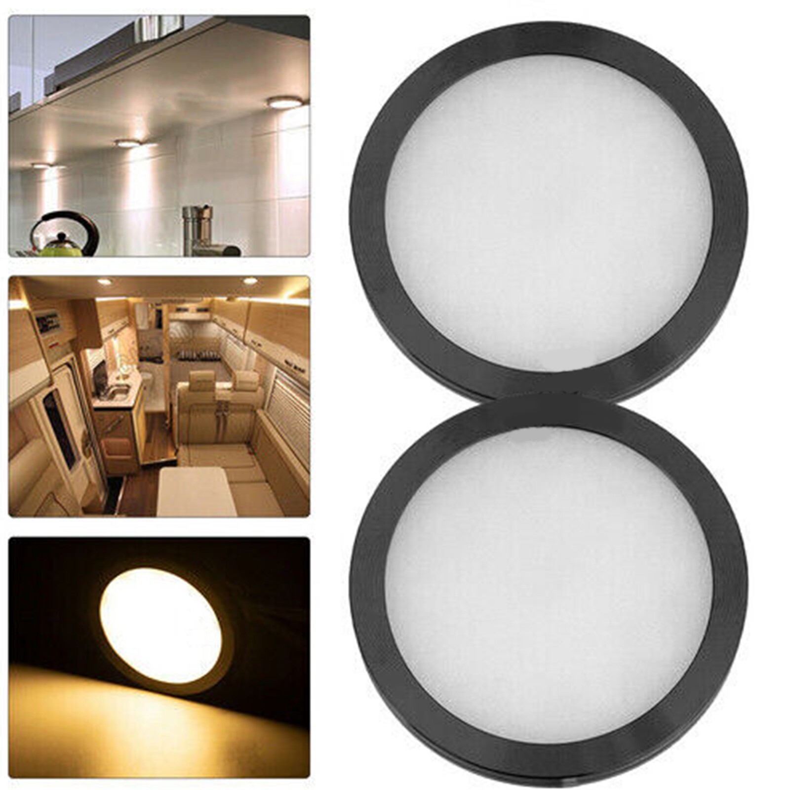 2/6 Lights Under Lights LED Kitchen Cupboard Shelf Counter