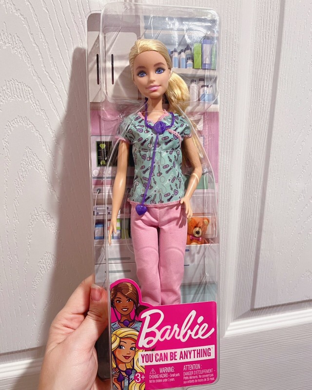 Barbie You Can Be Anything Pediatrician Doll, Blonde - Brand New